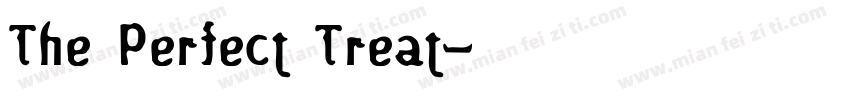The Perfect Treat字体转换